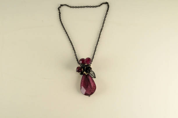 Close-up of necklace