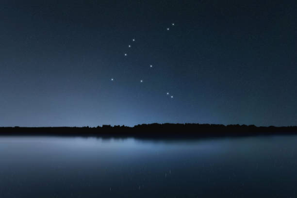 istock Aquila star constellation, Night sky, Cluster of stars, Deep space, Eagle constellation 1273360419