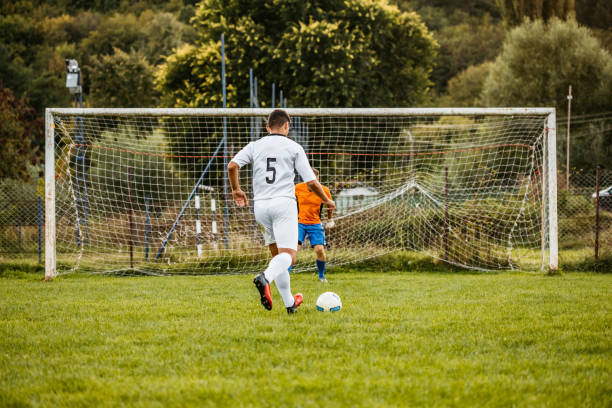 istock Soccer player taking penalty kick 1273372855