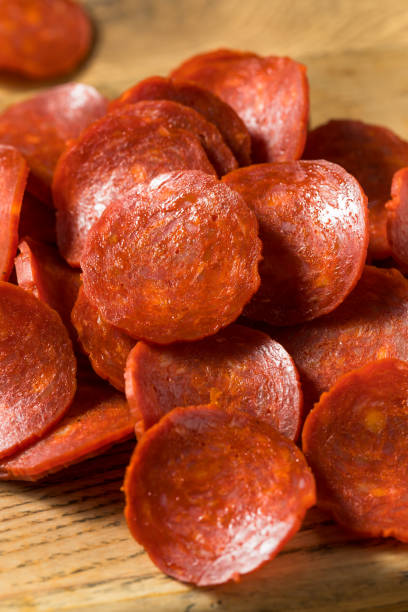 istock Organic Uncured Italian Pepperoni Slices 1273376643