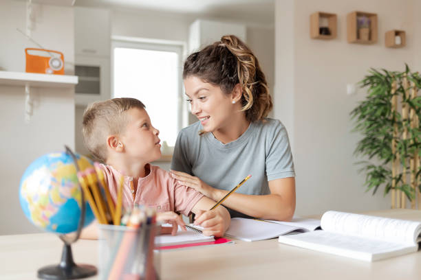 istock My mother is also my teacher 1273379785