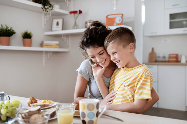 istock Enjoying a family breakfast 1273380426