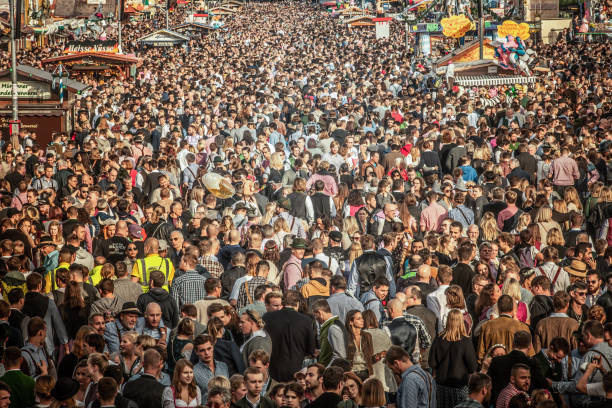 During the last decades million of guests visited the Oktoberfest. The world's largest festival is cancelled for 2020 due to the Corona pandemic. To avoid a dramatic financial loss for the participants the City of Munich arranges a substitute program with more than 50 restaurants participating. Their venues are decorated in Oktoberfest style and guests are allowed to drink and eat typical \