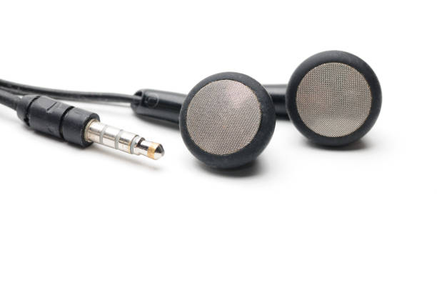 istock Earphone for music player and smartphone on white background 1273389739