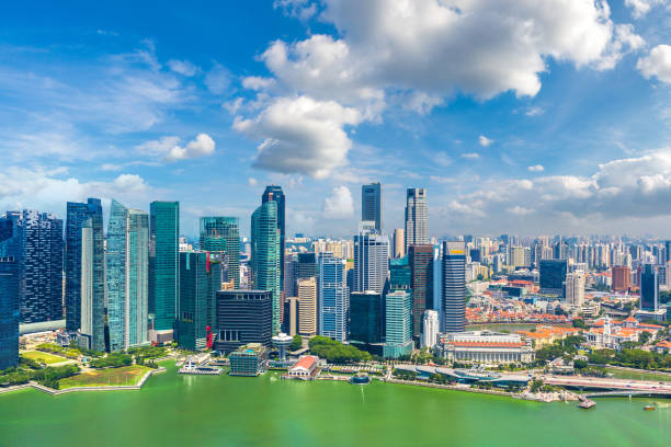 istock Panoramic view of Singapore 1273396125