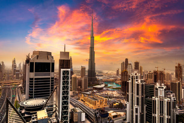 istock Aerial view of downtown Dubai 1273396204