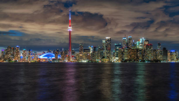 istock Toronto Skyline and Lake Ontario Night View, Toronto, Canada 1273404683