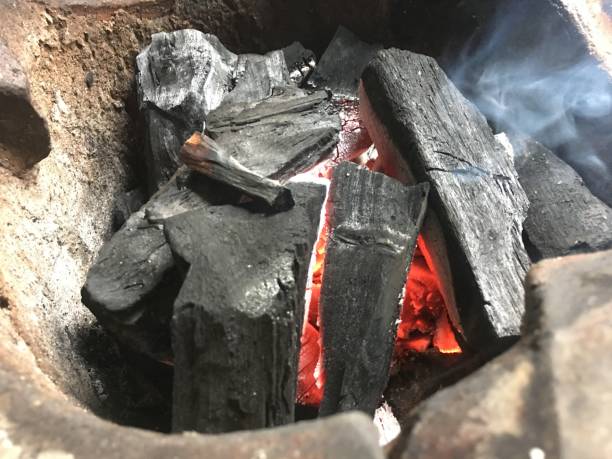 istock Charcoal in a charcoal stove 1273406530