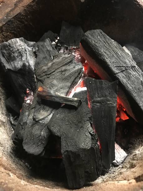 istock Charcoal in a charcoal stove 1273406539