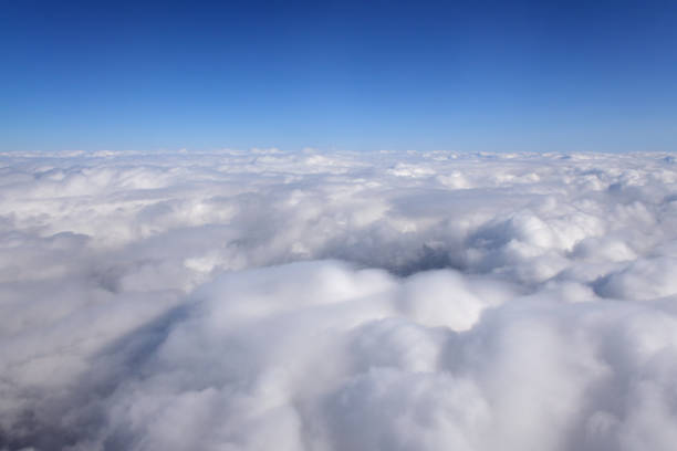istock View of blue sky from Airplane 1273410222