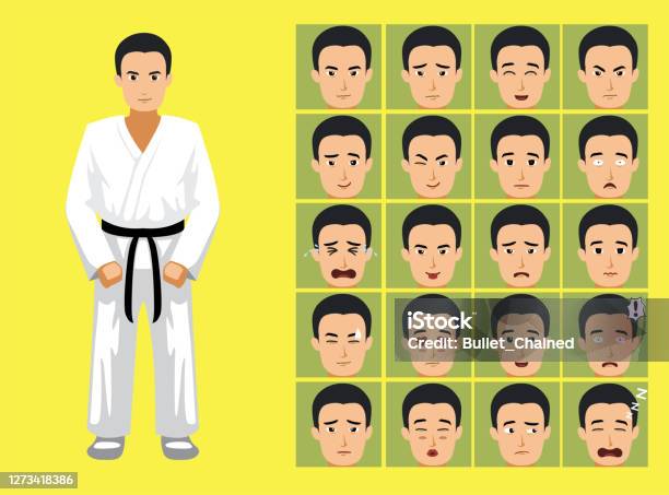 Manga Style Sport Taekwondo Cartoon Character Emotions Stock Illustration - Download Image Now - iStock Manga Style Sport Taekwondo Cartoon Character Emotions Stock Illustration - Download Image Now - iStock