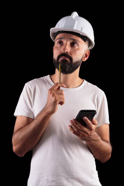 istock Inspired young male construction worker having an idea 1273422076