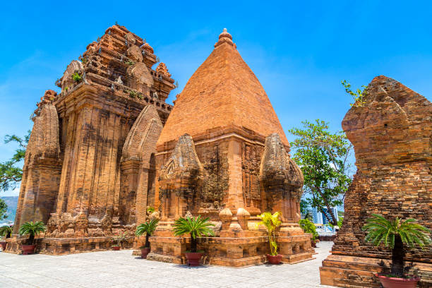 Ponagar (Thap Ba Po Nagar) - Cham temple in Nha Trang, Vietnam in a summer day
