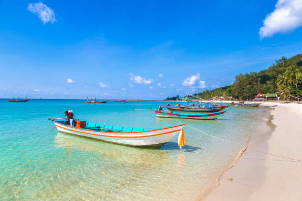 istock Fisherman boat in Thailand 1273429324