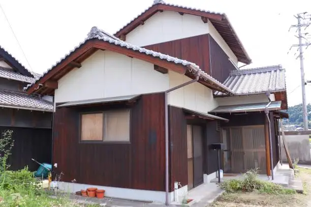 This is a 20 year old wooden house in Japan.