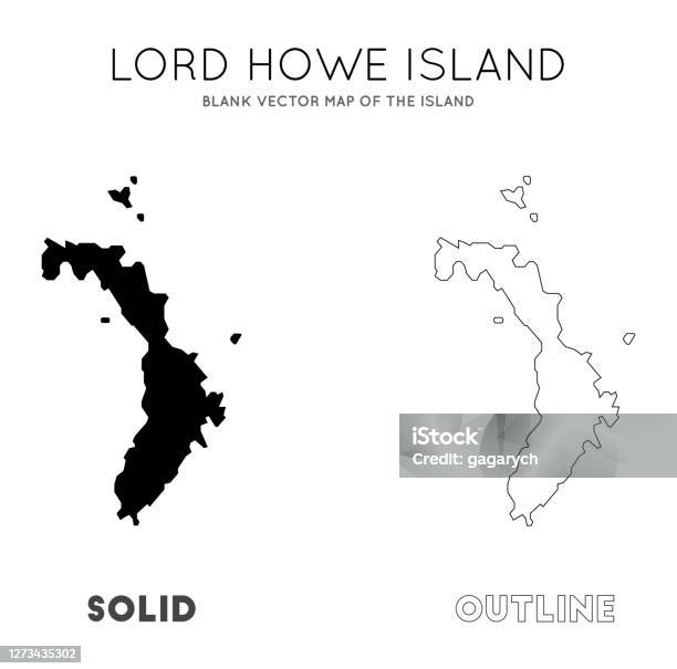 Howie Map Lord Howe Island Map Stock Illustration - Download Image Now - Animal ...
