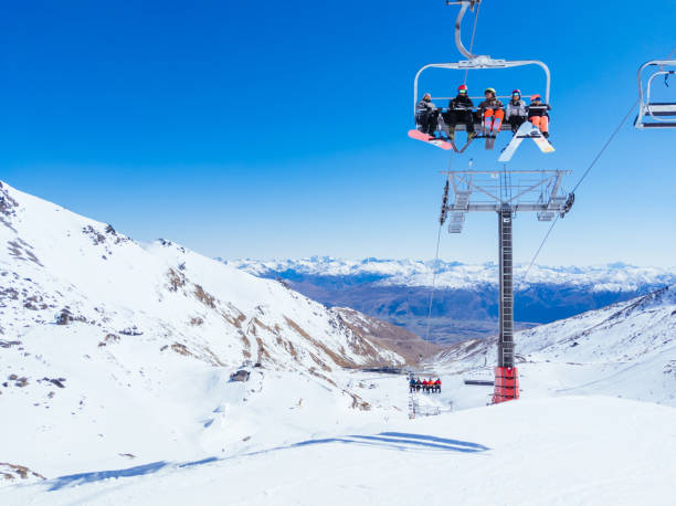 Remarkables Ski Resort stock photo