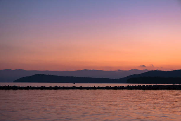istock Dawn over the Ambracian Gulf from Vonitsa, north-western Greece 1273458685