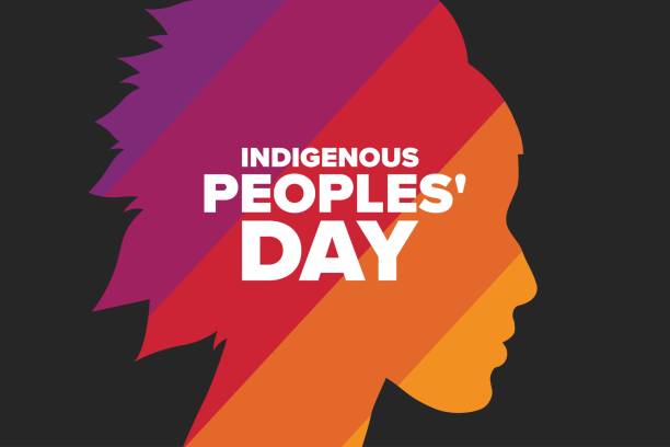 Indigenous Peoples Day. Holiday concept. Template for background, banner, card, poster with text inscription. Vector EPS10 illustration. Indigenous Peoples Day. Holiday concept. Template for background, banner, card, poster with text inscription. Vector EPS10 illustration national heritage site stock illustrations