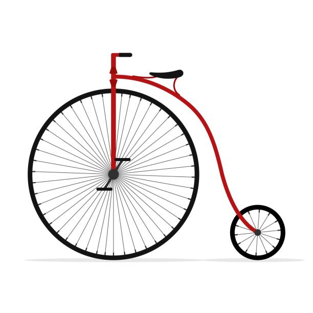 A gran escala Incentivo observación Ilustración de Bicicleta Vieja Aislada Sobre Fondo Blanco Retro Penny  Farthing Bicicleta Bicicleta Vintage De Rueda Alta Ilustración Vectorial y  más Vectores Libres de Derechos de Velocípedo - iStock
