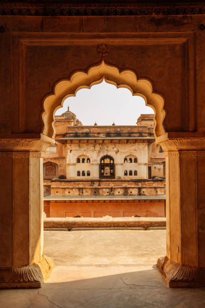 istock Orchha Fort Raja Mahal ruins in Orchha, India 1273469421