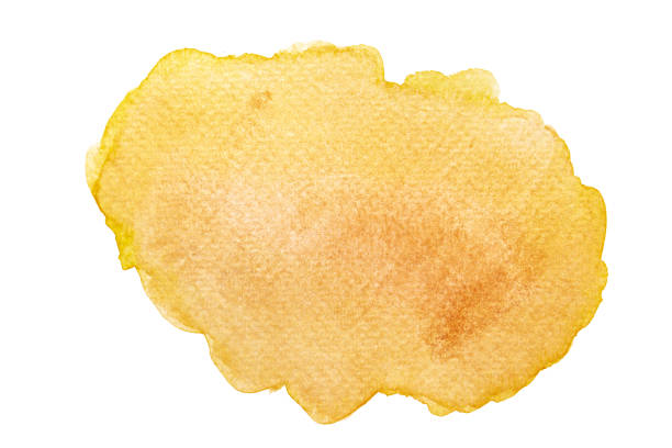 istock Abstract hand painted orange and yellow watercolor texture background. 1273471771