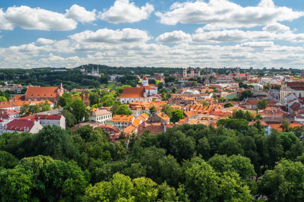istock Beautiful View To Vilnius Old Town 1273478069