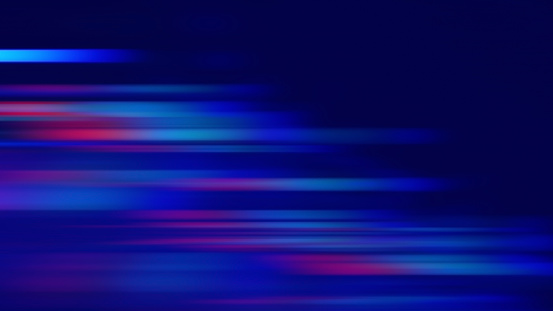 Velocidad futurista abstracta desenfocación de movimiento borrosa LED luz azul rojo neón rayado patrón tecnología de cable de energía tubo de textura oscuro vibrante color fluorescente 16x9 formato 16x9 photo