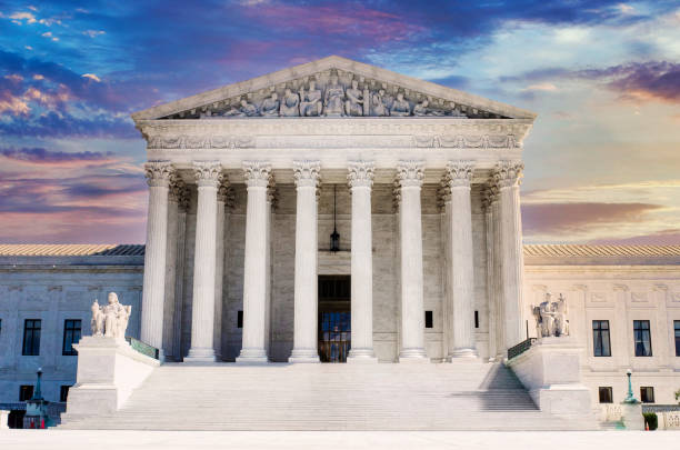 istock Supreme Court in Washington DC at Sunset 1273490150