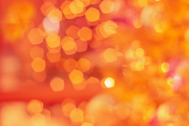 istock Christmas Lights Bokeh in Gold and Red 1273495857