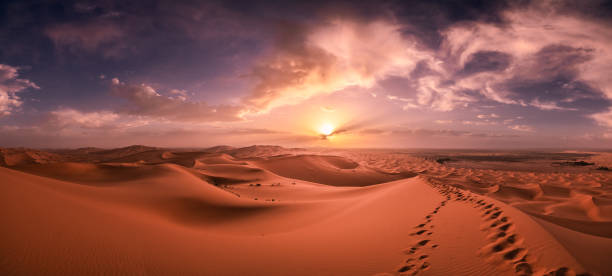 Sand peaks sunset Sand peaks sunset morocco photos stock pictures, royalty-free photos & images