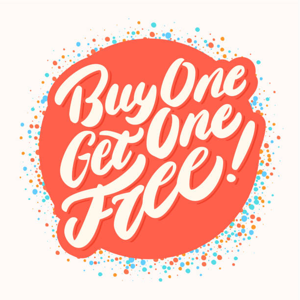 Buy One Get One Free Sign Stock Photos, Pictures & Royalty-Free Images -  iStock