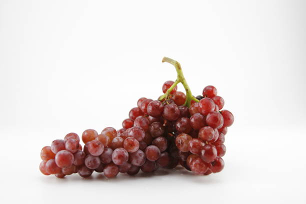 red grapes - table grape imagens e fotografias de stock