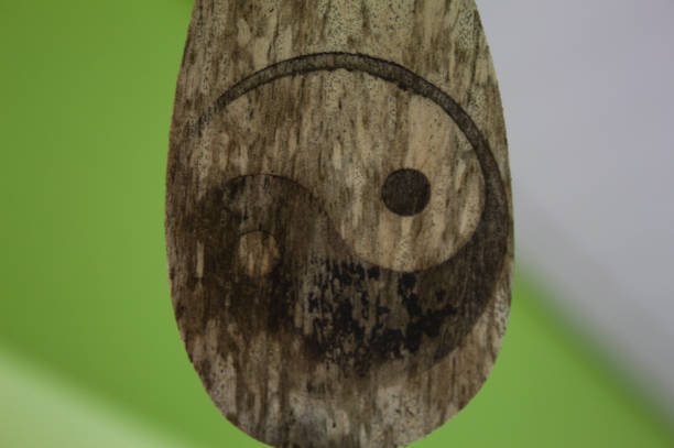 istock Wooden Yin and Yang symbol hanging 1273512840
