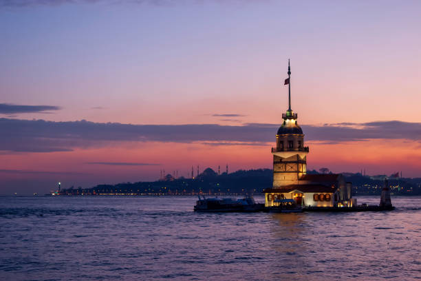 istock Sunset over Istanbul silhouette 1273513590