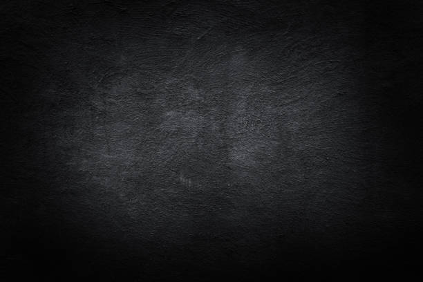 istock Black clay wall grunge texture background for interior decoration. 1273514265