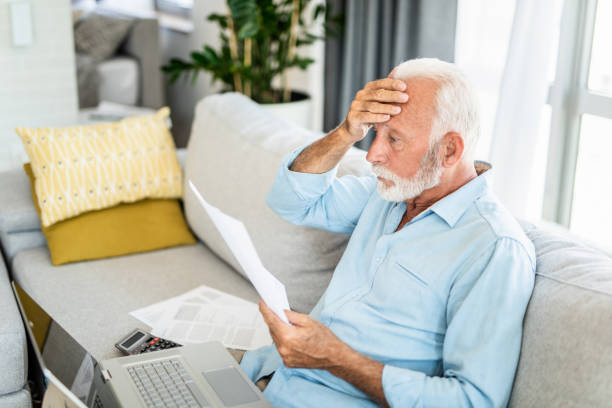 istock Senior man taking care of bills 1273516535