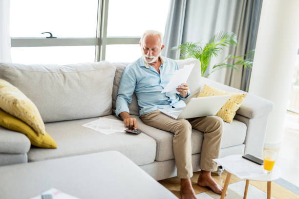 istock Senior man taking care of bills 1273519249