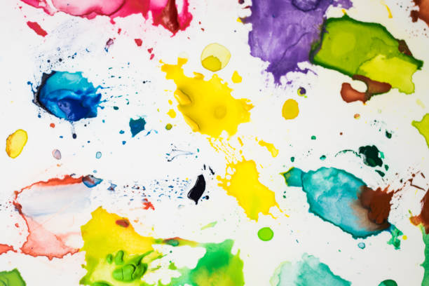 istock Watercolor and acrylic paint texture on white background 1273522810