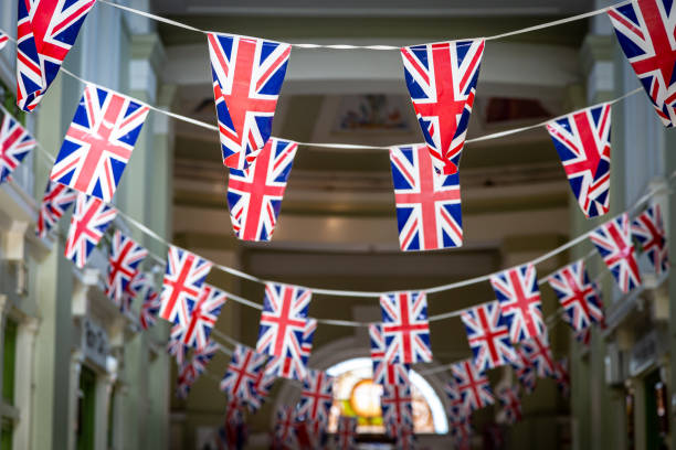 istock Strings of Union Jack Bunting 1273525597