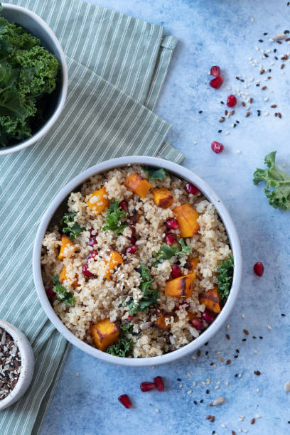 istock Kale, Butternut Squash, Pomegranate and Quinoa Salad 1273526198