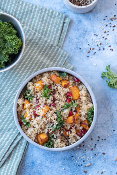 istock Kale, Butternut Squash, Pomegranate and Quinoa Salad 1273526657