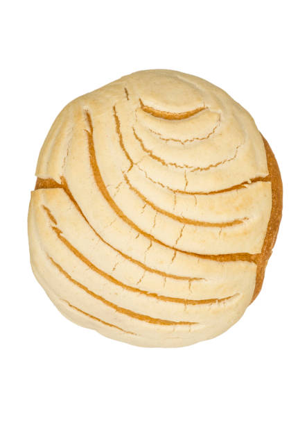 istock Texture detail of a delicious bread on white background. 1273528634