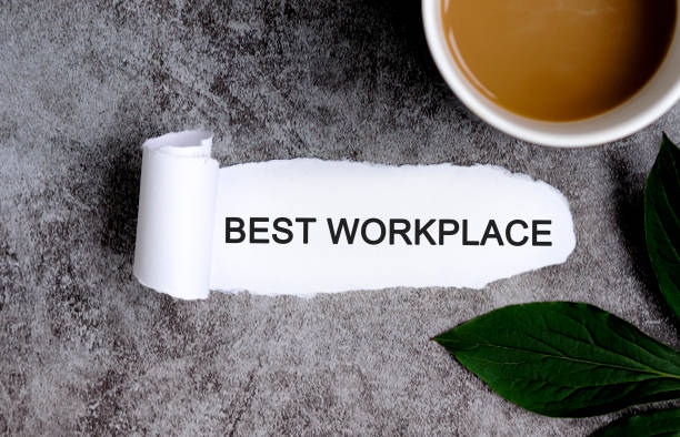 istock Best workplace with cup of coffee and green leaf 1273529644