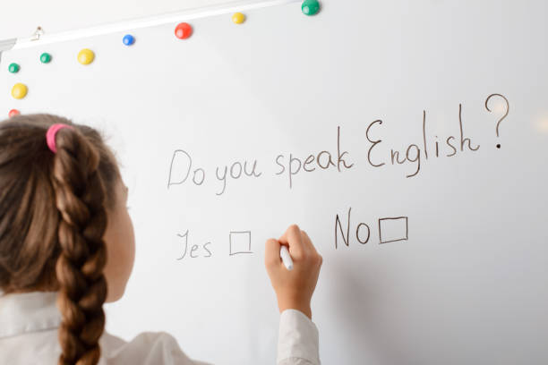 istock Learner of secondary school thinking about the question whether she can speak English 1273530009
