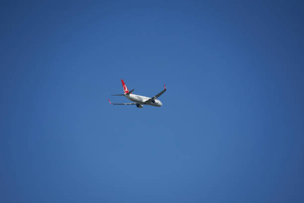 turkish airlines (in turco türk hava yollari a. o.) è la compagnia aerea statale turca con sede a istanbul. - open foto e immagini stock