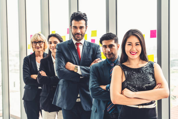 istock Successful business people standing together 1273542383