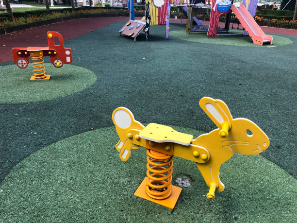 istock Colorful playground equipment 1273544935