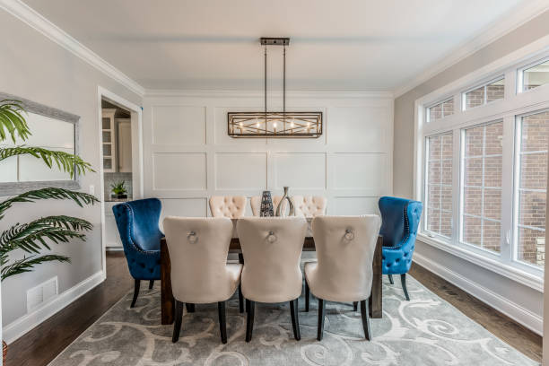 istock Dining room able to host large family 1273548085