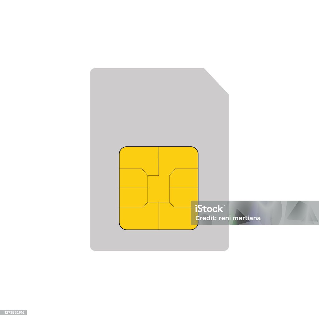 Mobile Sim Card Logo Stock Illustration - Download Image Now - Blank ...